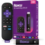 Roku Streaming Stick 2025 Hd Hdmi Controle Por Voz Full Hd