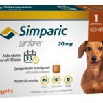 Antiparasitário Zoetis Simparic Cães 5.1 A 10kg 20mg 1 Comprimido