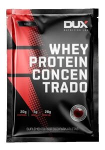 Suplemento em pó Dux Nutrition Whey Protein Concentrado proteínas Whey Protein Concentrado sabor coco em sachê de 28g