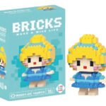 Brinquedo Bloco De Montar Personagens Desenho Animado Quantidade De Peças 162 Versão Do Personagem Cinderela