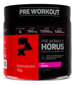 Pré Treino Hórus 150g Max Titanium Amora Energia Sustentada