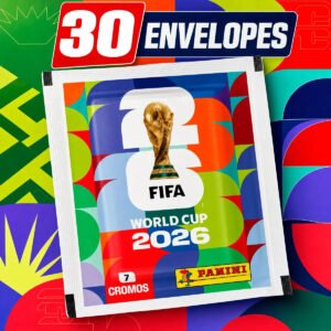 Kit 30 Envelopes Figurinhas Copa Do Mundo 2026 Panini Fifa
