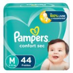 Fralda Pampers Confort Sec M 44 unidades