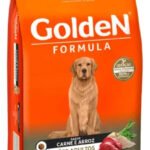 Alimento Golden Fórmula Para Cães Adultos Sabor Carne e Arroz 3kg