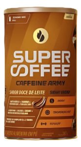 Supercoffe Energia Pó 380g Caffeine Army Termogenico Sabor Doce de leite