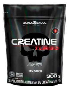 Creatina Refil 300g – Black Skull Sabor Neutro