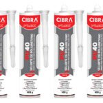 4 Cibra Flex Pu 40 Cinza 400g Adesivo Selante Poliuretano