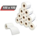 Etiqueta Térmica 10×15 100×150 200 Un Kit Com 10 Rolo Cor Branco Gigantes Do Bazar