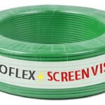 Fio 6mm Cabo Flexível Rolo Com 100 metros Elétrico 750v Cor Verde Marca Screen Vision