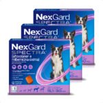 NexGard Spectra para Cães 15,1-30kg Antipulgas Carrapatos Vermes 1 Tablete
