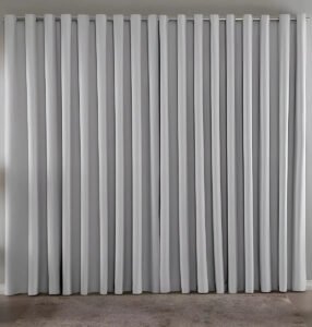 Cortina Blackout Em Tecido 3,00×2,80 Corta Luz Cor Gelo