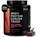 Whey Protein Concentrado 450g Dux Nutrition Sabor Chocolate