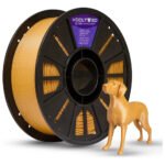 Voolt3D PLA filamento 1.75mm premium 1kg cor marrom caramelo