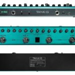Pedaleira para Guitarra M-vave Tank G cor azul-turquesa