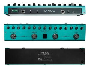 Pedaleira para Guitarra M-vave Tank G cor azul-turquesa