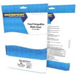 Papel Fotográfico Adesivo Matte Fosco A4 108g 20 Folhas Masterprint Branco