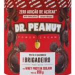 Suplemento em pasta Dr. Peanut power cream proteínas brigadeiro em pote de 600g