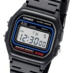 Relógio Casio Masculino Digital Preto de Resina W-59-1VQ