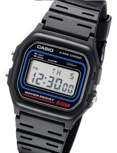 Relógio Casio Masculino Digital Preto de Resina W-59-1VQ