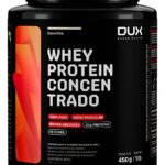 Whey Protein Concentrado – Pote 450g Sabor Morango
