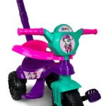 Motoca Passeio E Pedal Triciclo Kemotoca Baby Dog Roxo Kendy