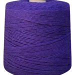 Eco Brasil Barbante Roxo 1Kg 6 Fios Crochê Tricô 1000m