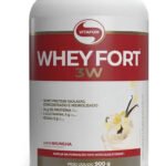 Suplemento en pó Whey Fort 3W Vitafor 900g Proteínas Sabor Cookies & Cream