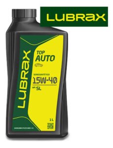 Óleo de Motor Lubrax Semissintético 15W-40 API SL GASOLINA FLEX GNV 15W40 Lubrificante 1 Litro