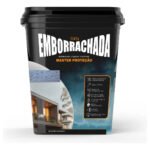 Tinta Emborrachada Masterfix 20kg Impermeável Flexível Acabamento Fosco Cor Nanquim