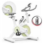 Bicicleta Ergométrica Meta Parts Spinning X11 Cor Branca Com Garrafinha Brusfit