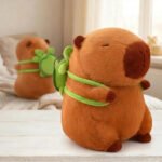 Capivara Filó Pelúcia Gigante Antialérgica Bichinho De Pelúcia Macio Brinquedo Infantil E Adulto Decoração Quarto Presente Criativo Confortável Seguro Alta Qualidade Brasiliana Tech