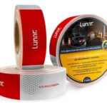 Fita Faixa Luminosa Refletiva Automotiva Decorativa 5cm X 10m Vermelha e Branca – Lunar Brasil