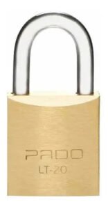 Cadeado Latao 20 Mm Armario Bicicleta Mala Pado Cor Dourado