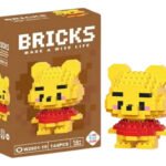 Brinquedo Bloco De Montar Personagens Desenho Animado Quantidade De Peças 144 Versão Do Personagem Ursinho Pooh