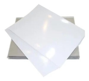 Papel Glossy Adesivo 115g A4 Foto Branco Brilhante 100 Fls