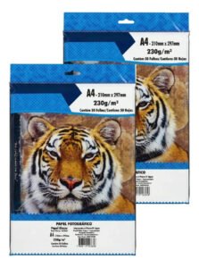 Papel Foto 230g A4 100 Folhas Brilhante – Masterprint