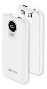 Power Bank Basike com Cabo Embutido de 10.000mAh e Carga Rápida de 22,5W