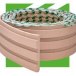 Painel Ripado Decorativo 3D Autocolante – 2,5m | EVA Linha Play Cor Creme – Meu Rodapé