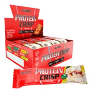 Protein Crisp Bar Cx 12un – Integralmedica Sabor Leite niño com creme de avelã
