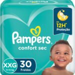 Fraldas Pampers Confort Sec XXG x 30 unidades