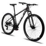 Bicicleta Aro 29 Gts Pro M5 Track 24 Marchas Freios A Disco Cor Preto E Cinza Tamanho Do Quadro 21
