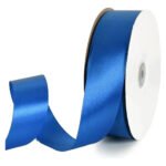 Fita De Cetim 22mm No05 Rolo 50 Metros As Cores Cor Azul royal