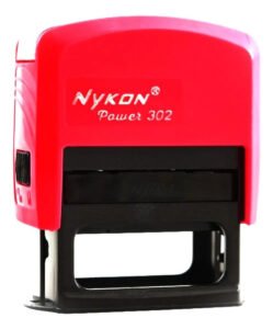 Carimbos Professores Personalizados Nykon 302 14×38 Vermelho Cor da tinta Preto