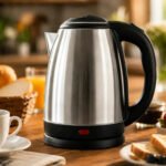 Chaleira Elétrica Inox 1,8 Litros com Desligamento Automático e Base Giratória