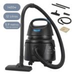 Aspirador de Pó e Água Electrolux Compacto Potente 1400W Função Sopro 12L total 5L útil protetor térmico AWD01