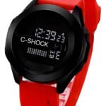 Relógio Masculino Esportivo Digital Sport A Prova D’água Correia Vermelho