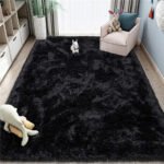 Tapete 2,00×1,50 Peludo Felpudo Sala E Quarto Cores Cor Preto