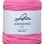 Fio De Malha Premium – Amorino Fios – 26mm Cor Rosa-chiclete
