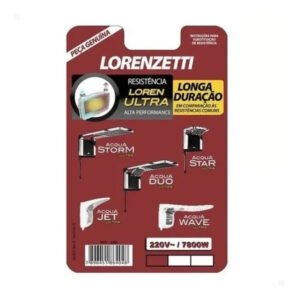 Resistência Lorenzetti Ultra para Ducha Acqua Storm e Star 7800W 220V