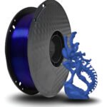 Filamento Impressora 3d Petg 1,75mm 1kg Masterprint Va Cores Cor Translucido Azul